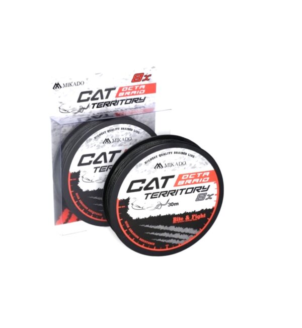 PLECIONKA - CAT TERRITORY OCTA BRAID - 1.20mm/153kg/30m - ZIELONA - op.1szp.