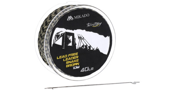 PRZYPON - LEAD FREE LEADER - 40lbs/10m - CIEMNY CAMO - op.1szt.