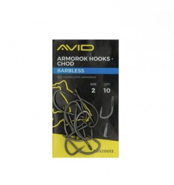 Haki AVID Armorok Hooks CHOD  Bezzadziorowe nr 6